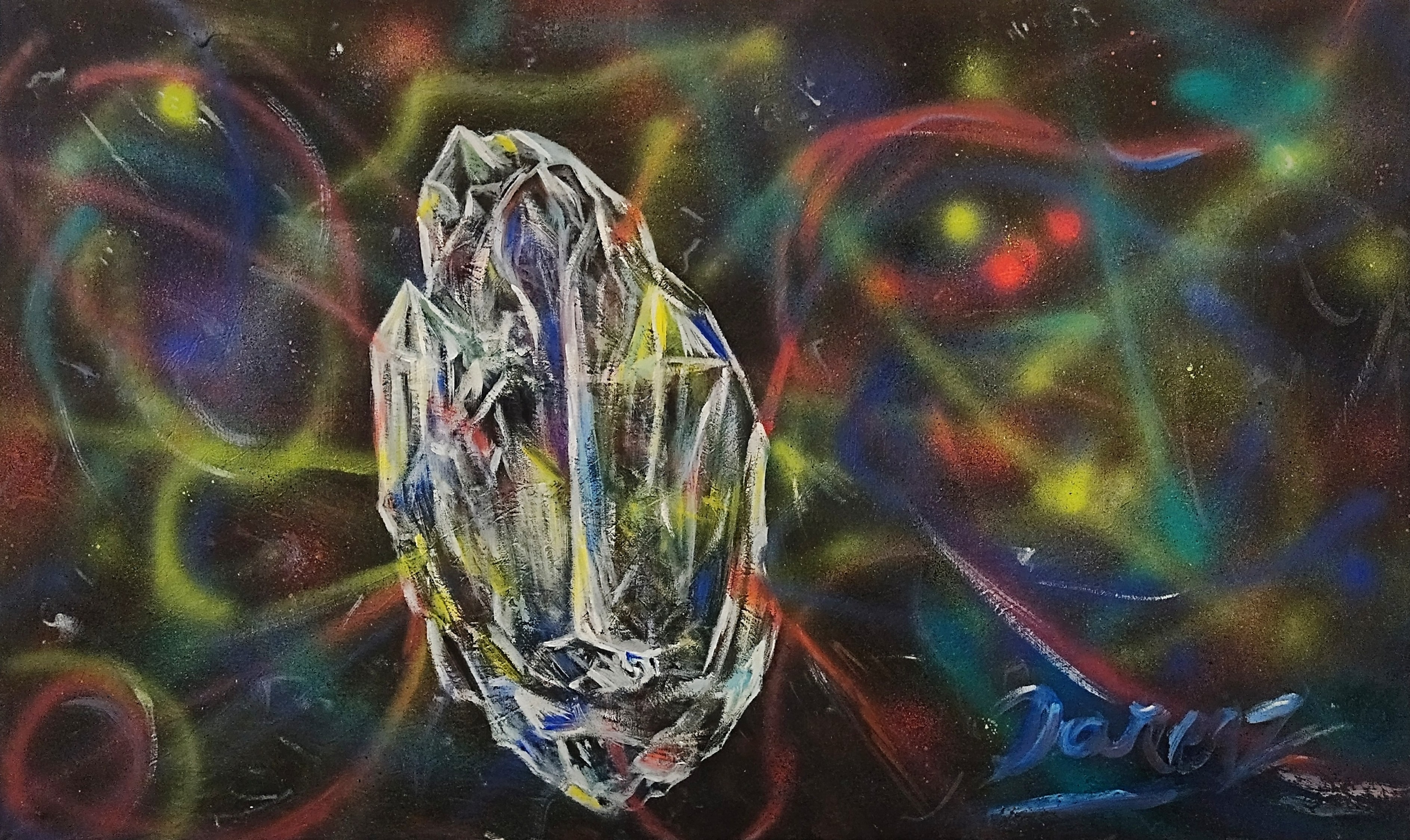 56 x 92 cm, mixta sobre bastidor